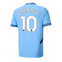 Fotbalové Dres Manchester City Jack Grealish #10 Domácí 2024-25 Krátký Rukáv